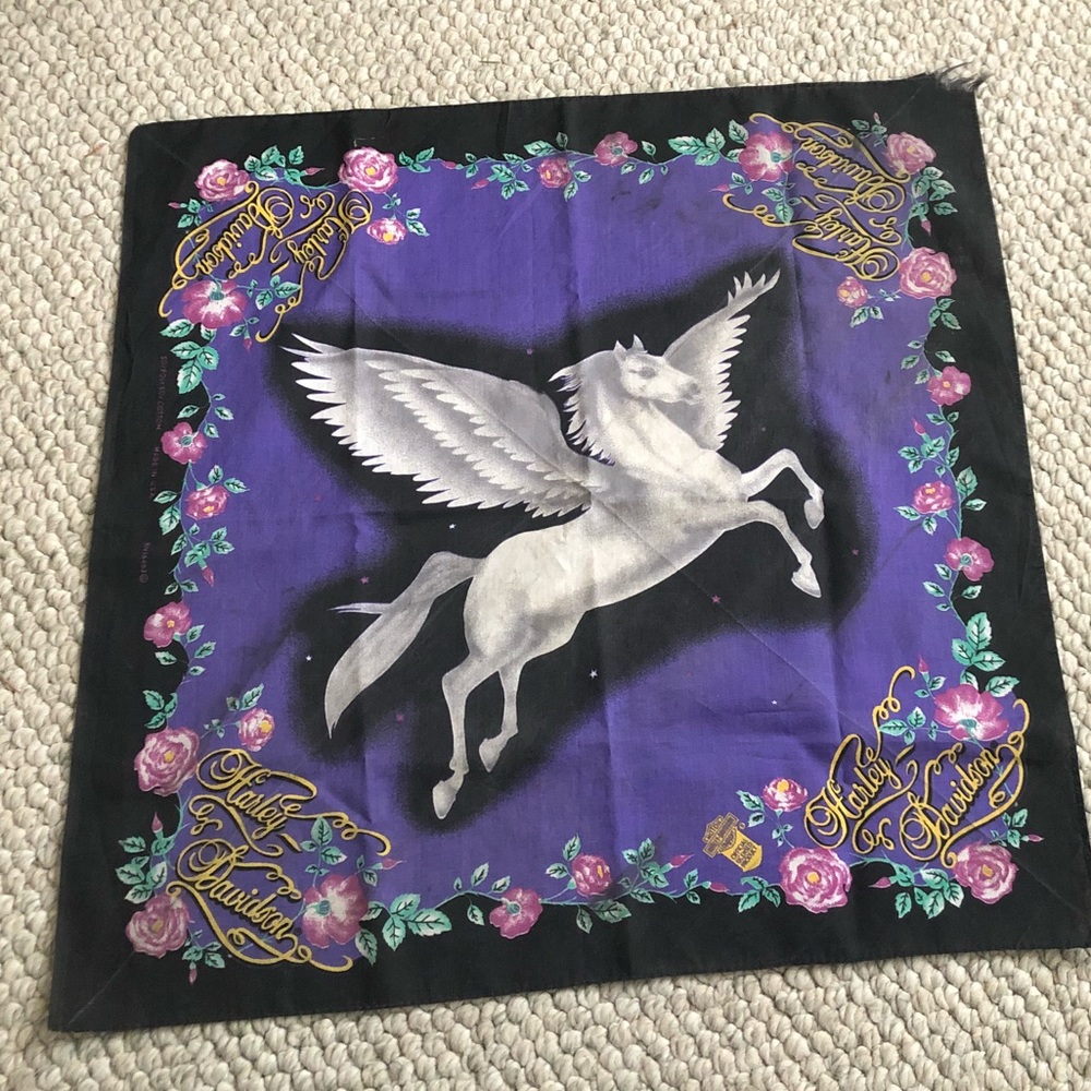 VINTAGE Harley Davidson Motorcycle Bandana